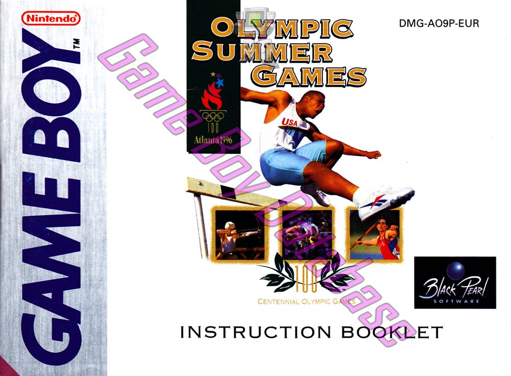 Olympic Summer Games EUR Front of the booklet