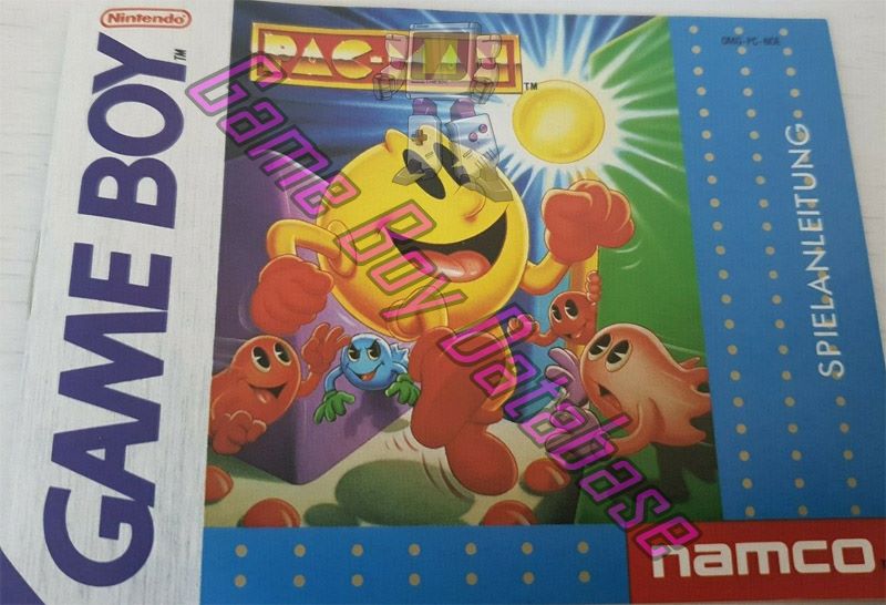 Pac-Man NOE Front of the booklet