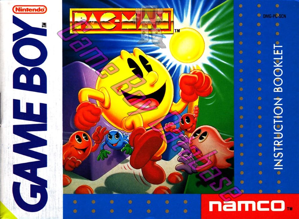 Pac-Man SCN Front of the booklet