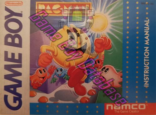 Pac-Man USA-1 Front of the booklet