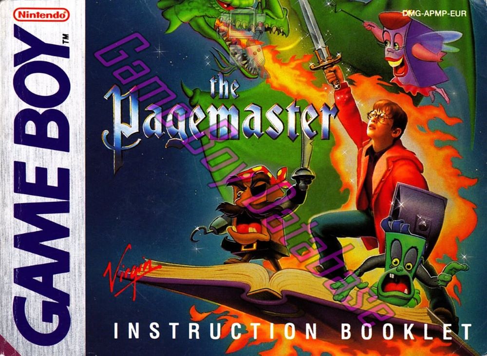 Pagemaster (the) EUR Front of the booklet