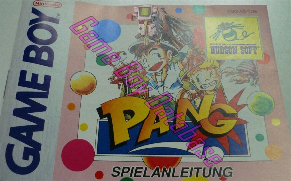 Pang NOE Front of the booklet