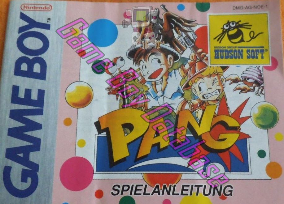 Pang NOE-1 Front of the booklet