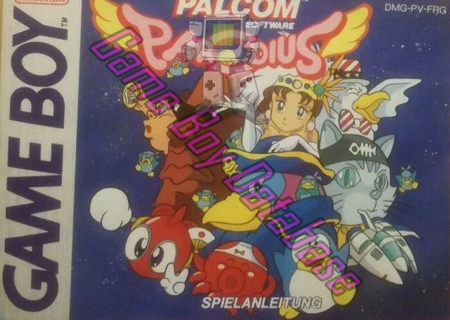 Parodius FRG Front of the booklet