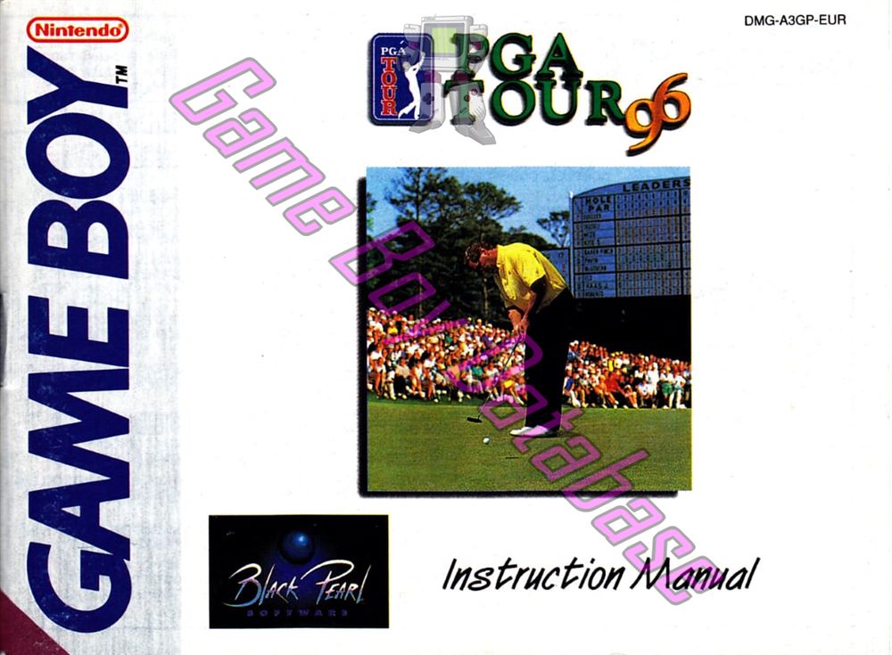 PGA Tour 96 EUR Front of the booklet