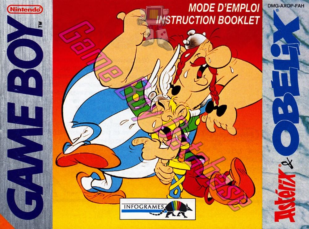 Astérix & Obélix FAH Front of the booklet