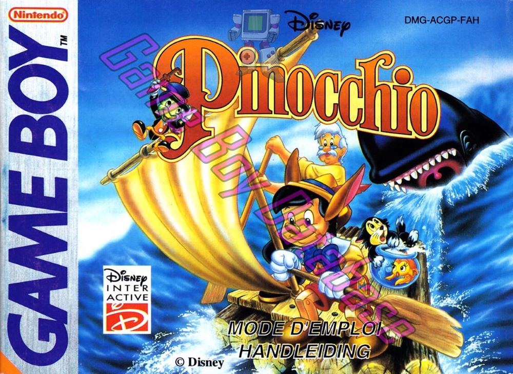 Pinocchio FAH Front of the booklet