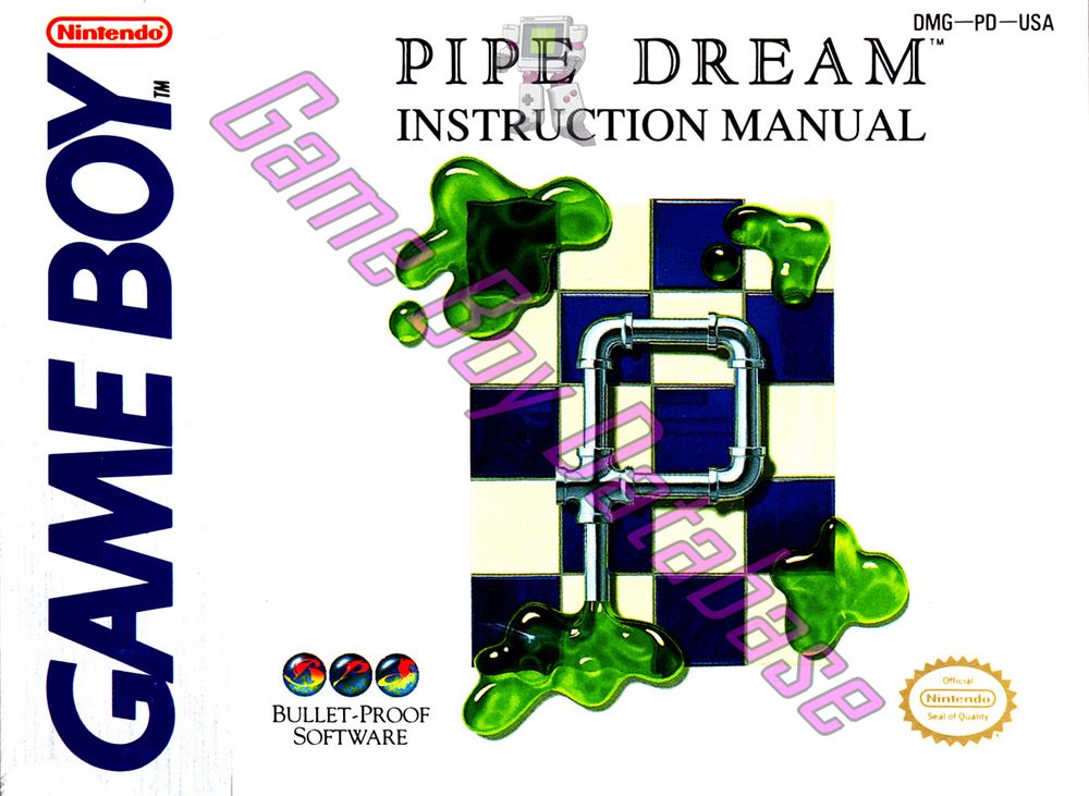 Pipe Dream USA Front of the booklet