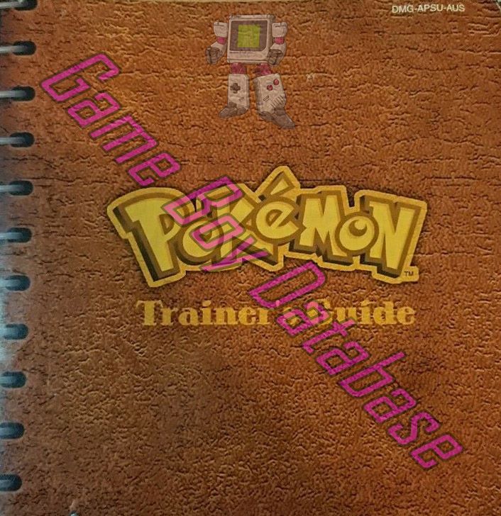 Pokemon Special Pikachu Edition Yellow Version AUS Front of the booklet