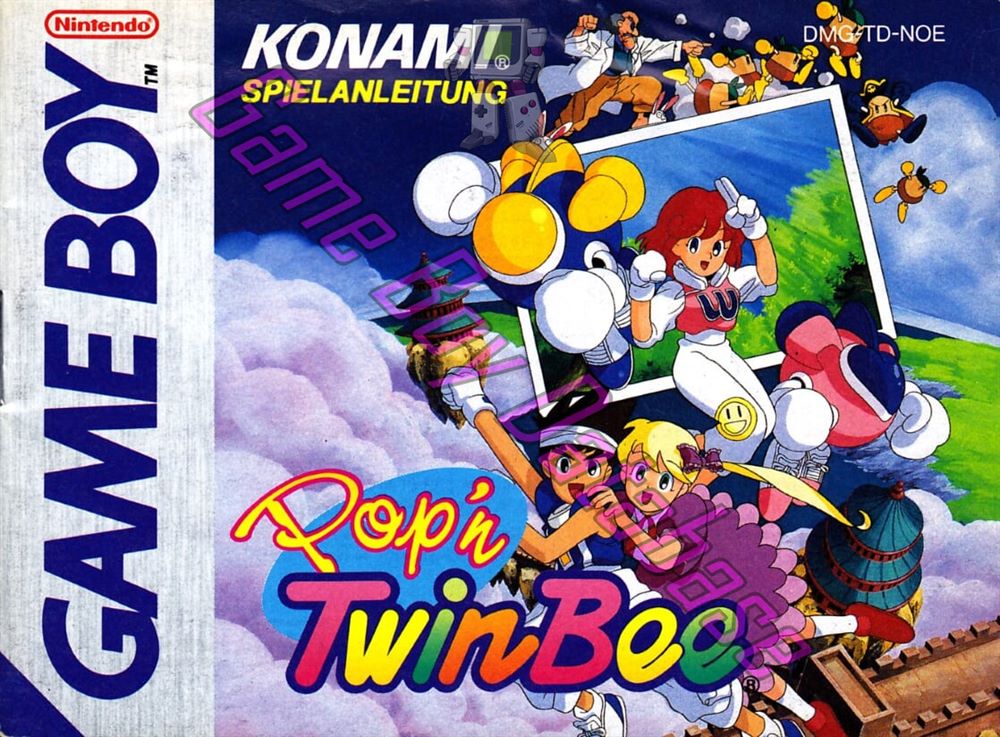 Pop & TwinBee NOE Front of the booklet