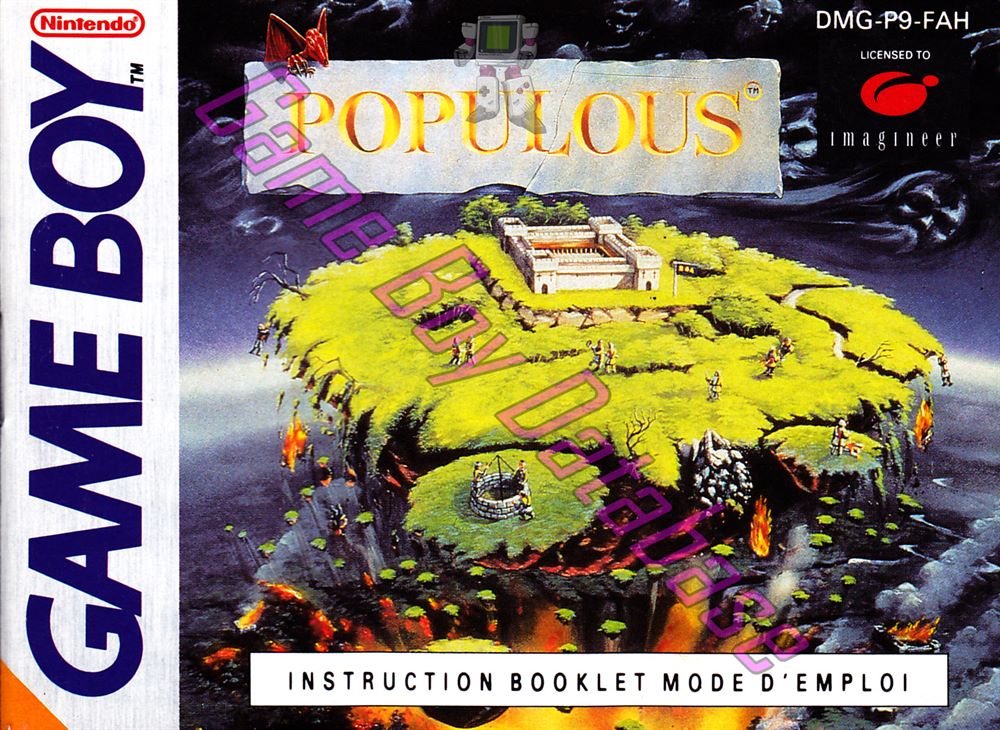 Populous FAH Front of the booklet