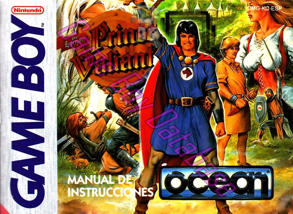 Prince Valiant (the Legend of) ESP Front of the booklet