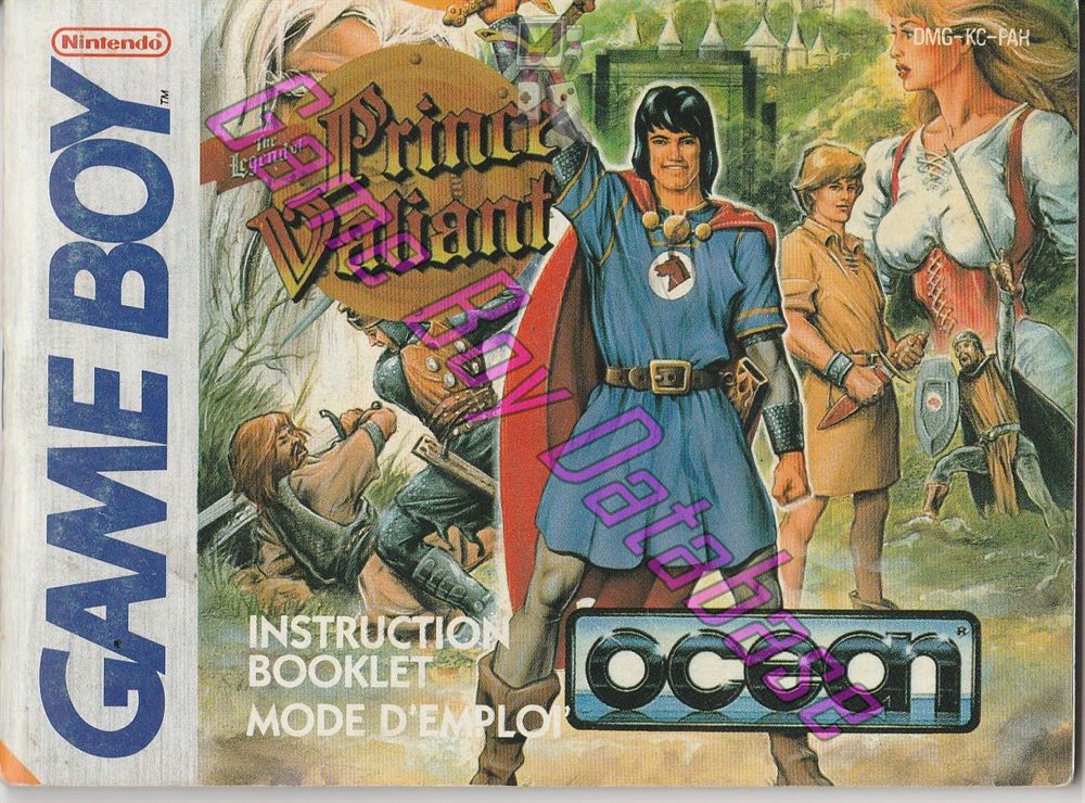 Prince Valiant (the Legend of) FAH Front of the booklet