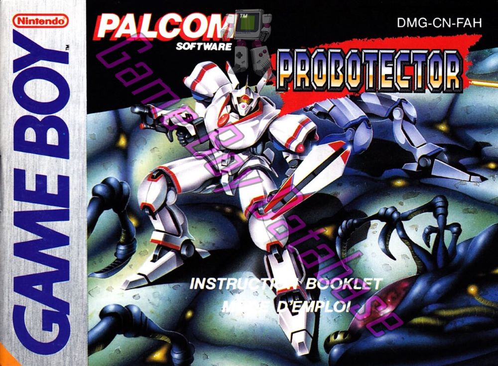 Probotector FAH Front of the booklet