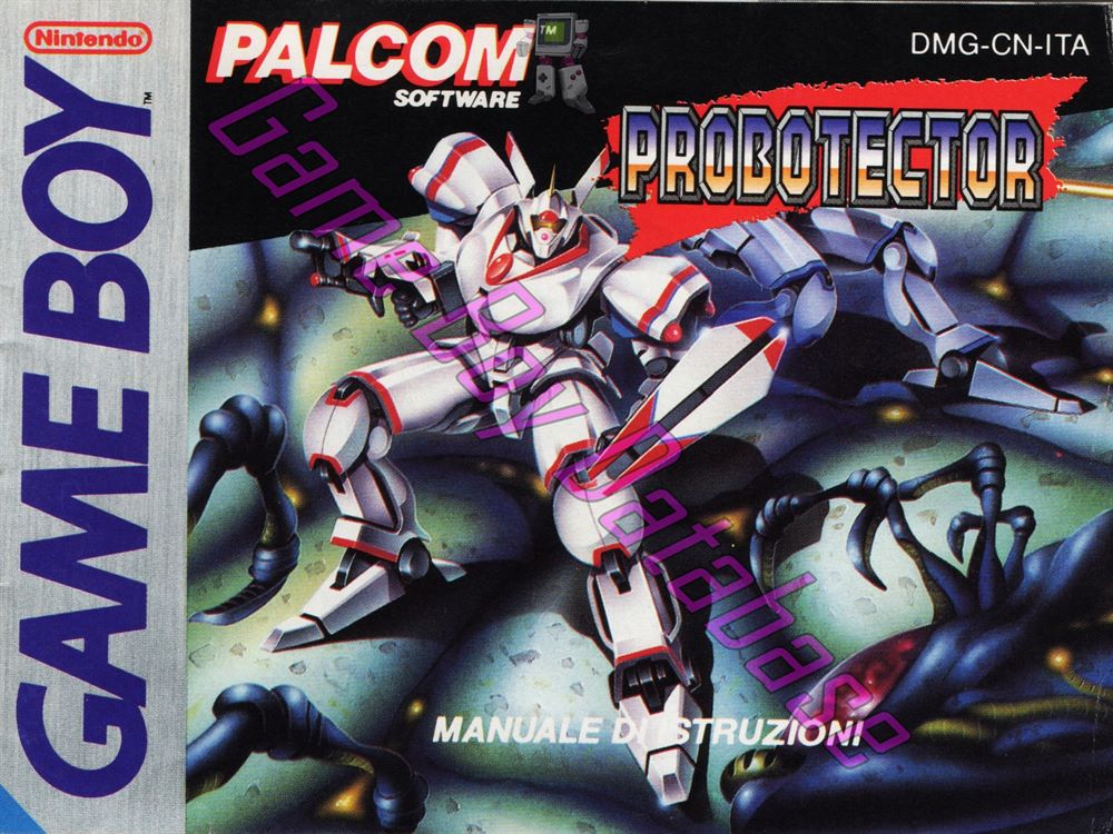 Probotector ITA Front of the booklet