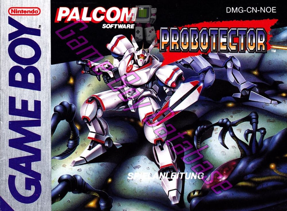 Probotector NOE Front of the booklet