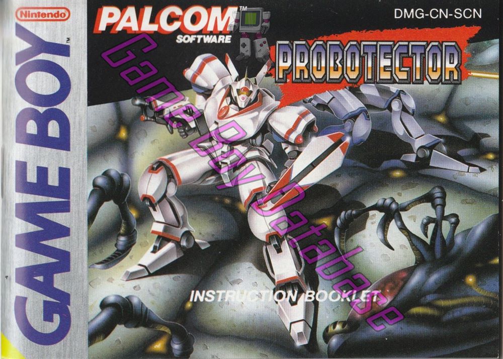 Probotector SCN Front of the booklet