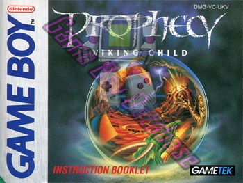 Prophecy Viking Child UKV Front of the booklet