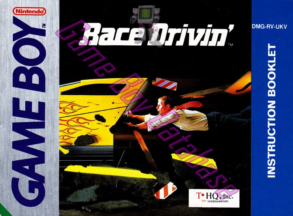 Race Drivin' UKV Front of the booklet