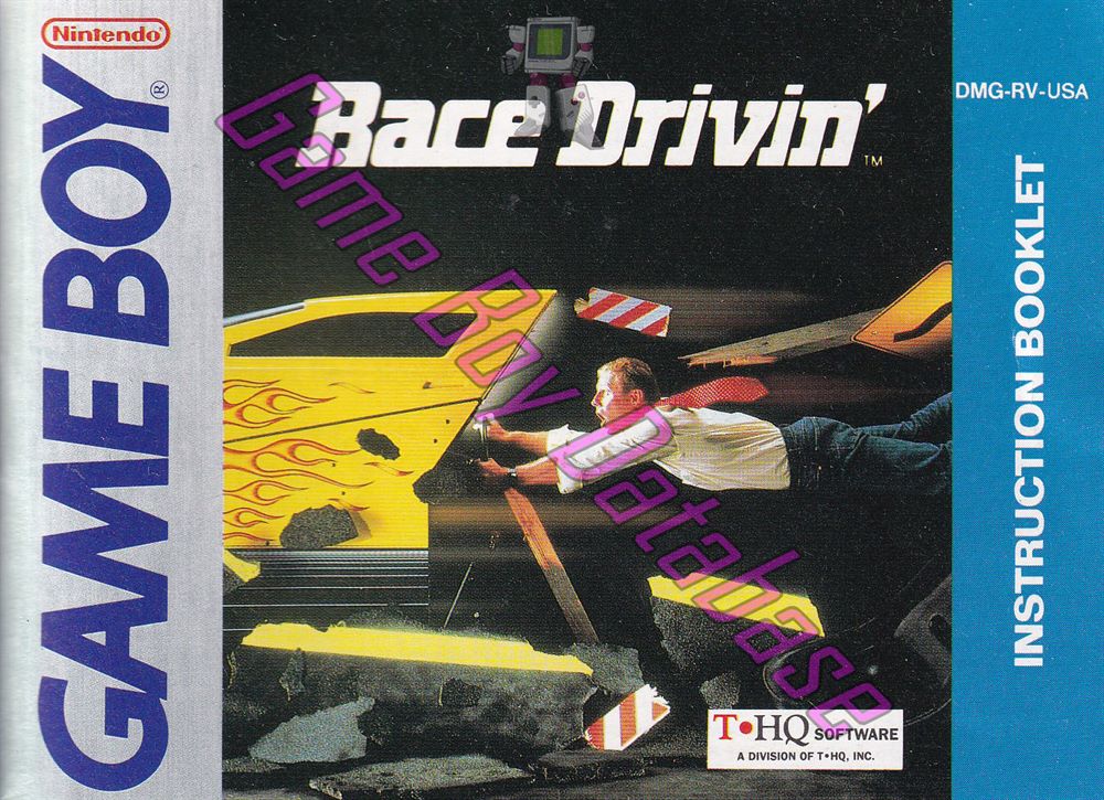 Race Drivin' USA Front of the booklet