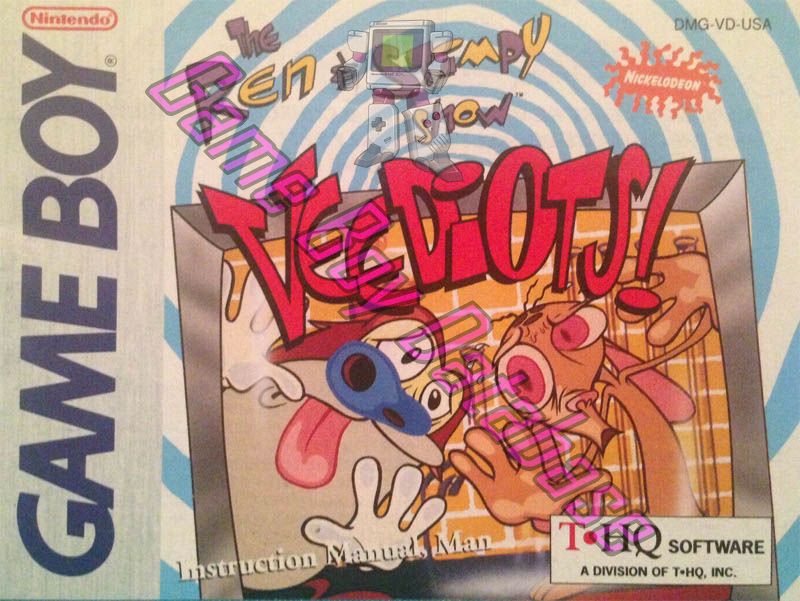 Ren & Stimpy Show Veediots! (the) USA Front of the booklet