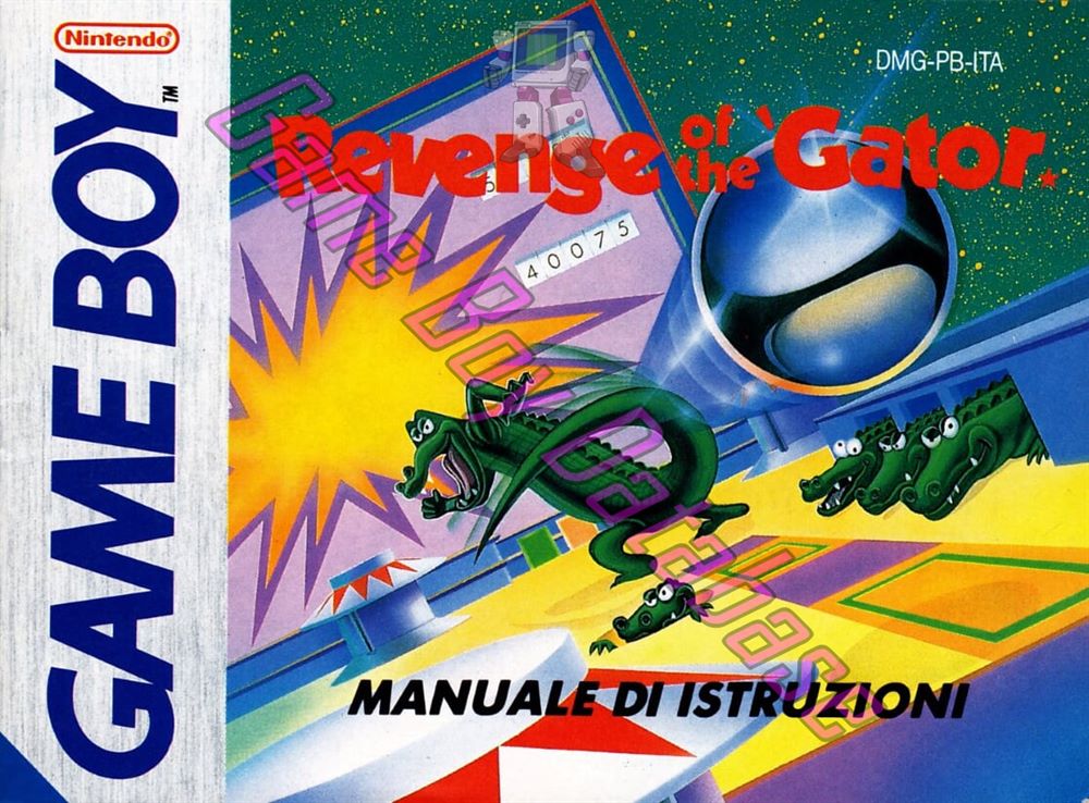 Revenge of the Gator ITA Front of the booklet