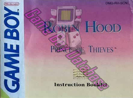 Robin Hood Prince of Thieves SCN Front of the booklet