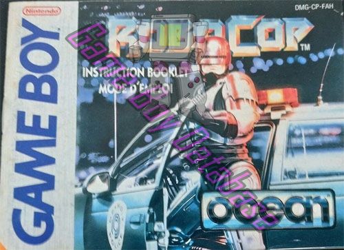 RoboCop FAH Front of the booklet