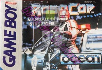 RoboCop ITA Front of the booklet