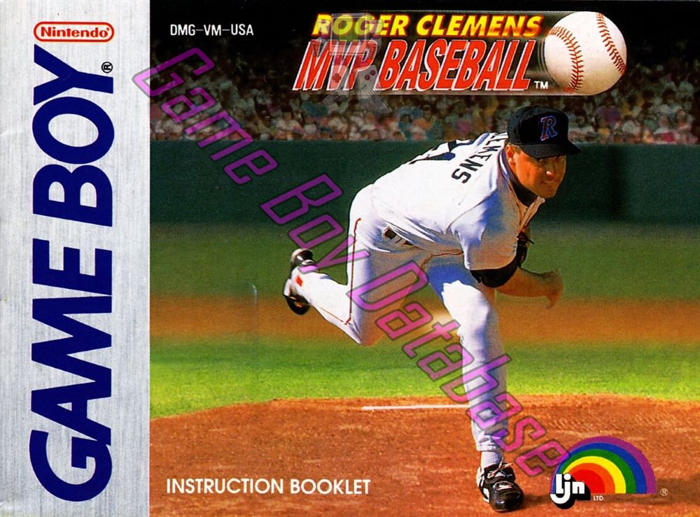 MVP Baseball (Roger Clemens') USA Front of the booklet