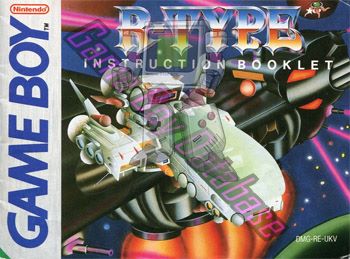 R-Type UKV Front of the booklet