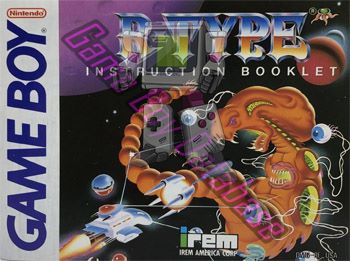 R-Type USA Front of the booklet