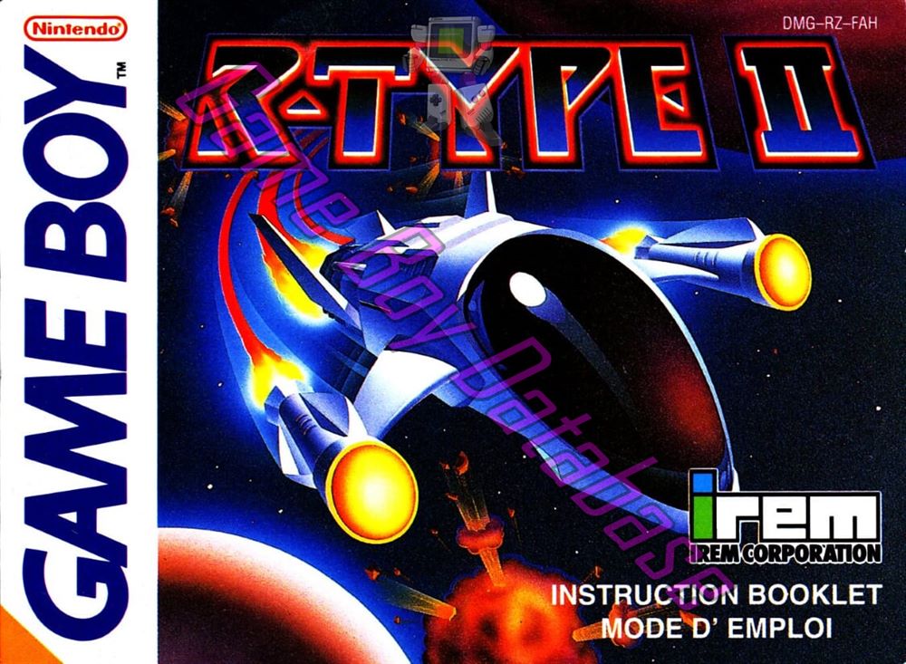 R-Type II FAH Front of the booklet