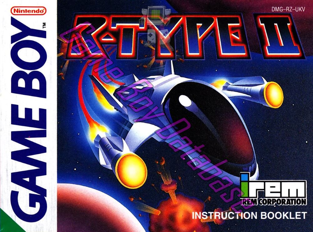 R-Type II UKV Front of the booklet