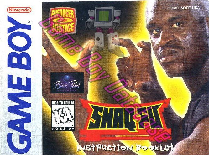 Shaq Fu USA Front of the booklet