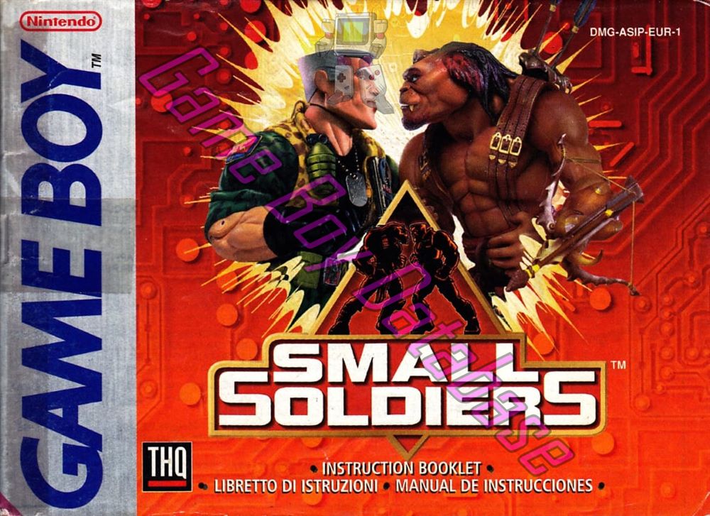 Small Soldiers EUR Front of the booklet