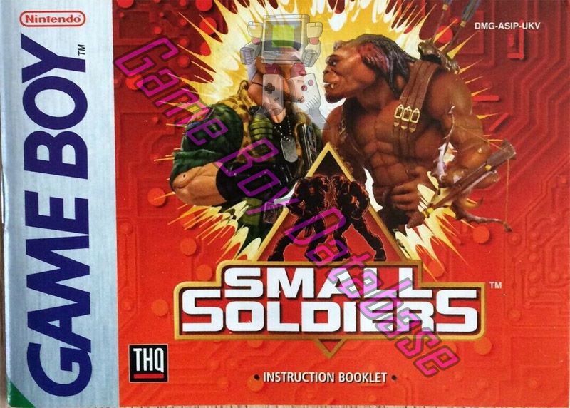 Small Soldiers UKV Front of the booklet