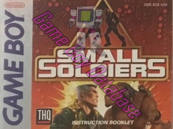 Small Soldiers USA Front of the booklet