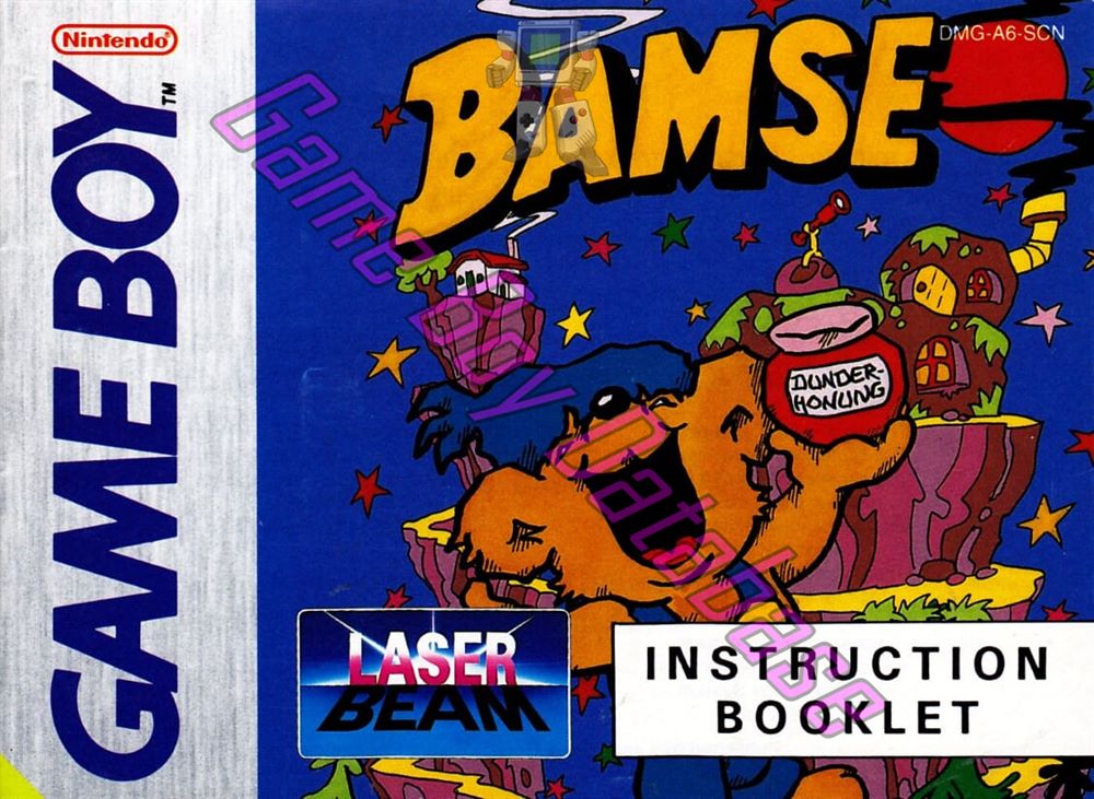 Bamse SCN Front of the booklet