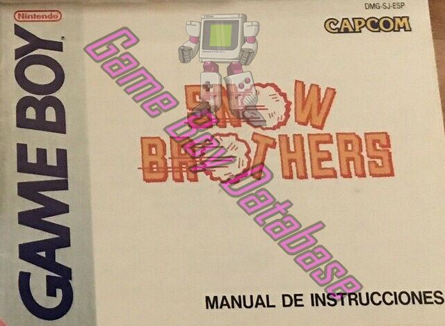 Snow Brothers Jr. ESP Front of the booklet