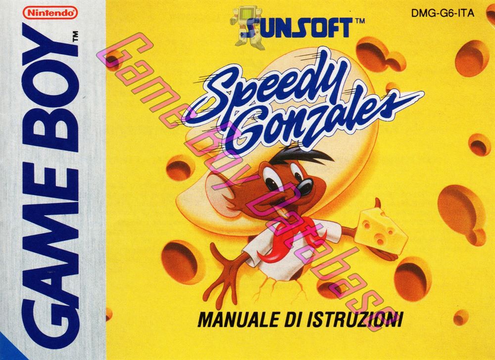 Speedy Gonzales ITA Front of the booklet