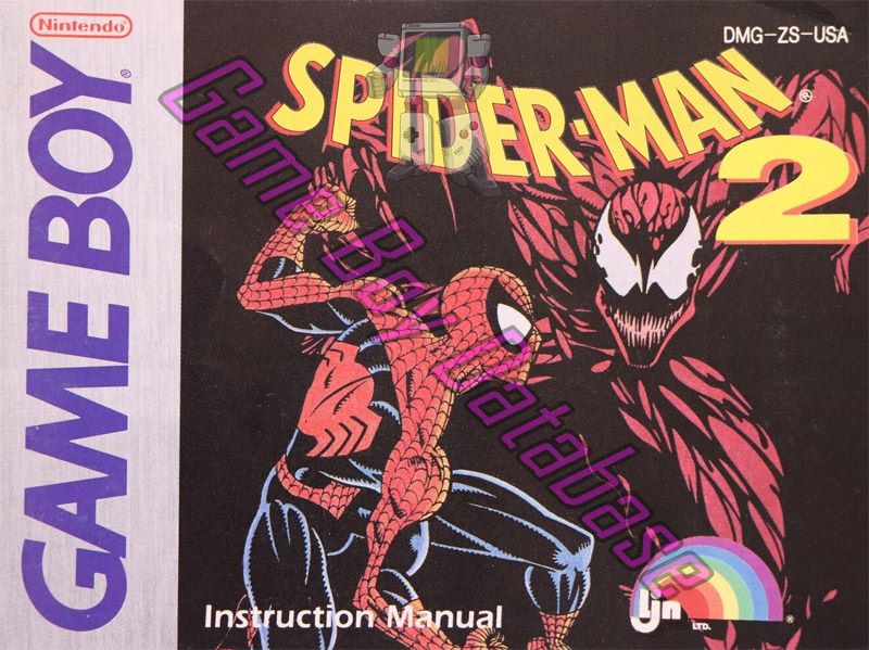 Spider-Man 2 USA Front of the booklet