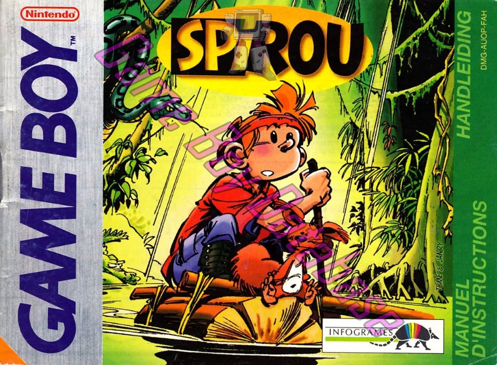 Spirou FAH Front of the booklet