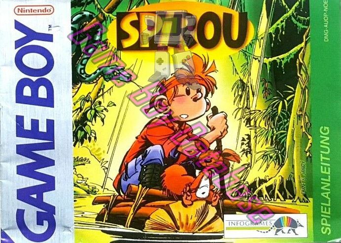 Spirou NOE Front of the booklet