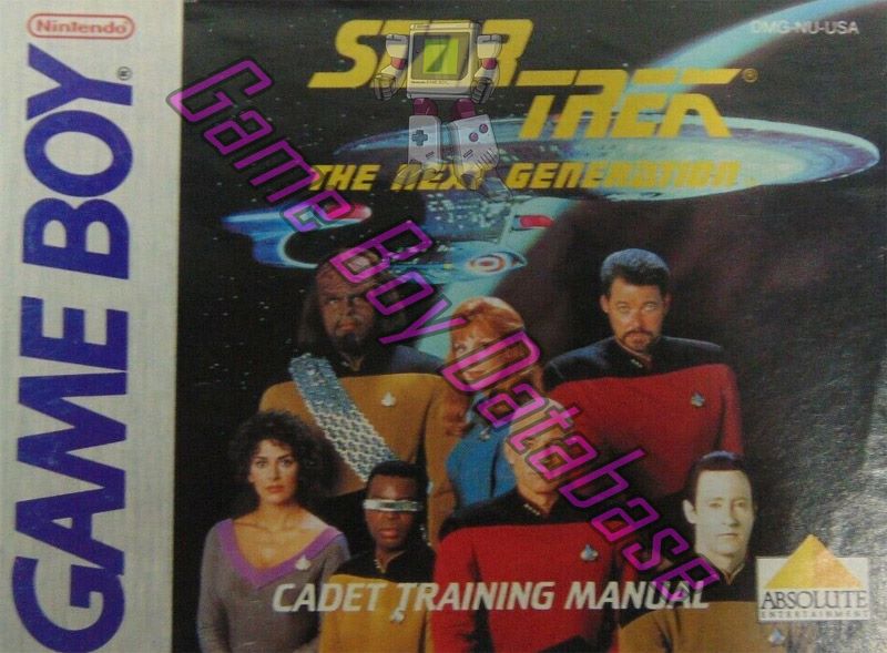 Star Trek the Next Generation USA Front of the booklet