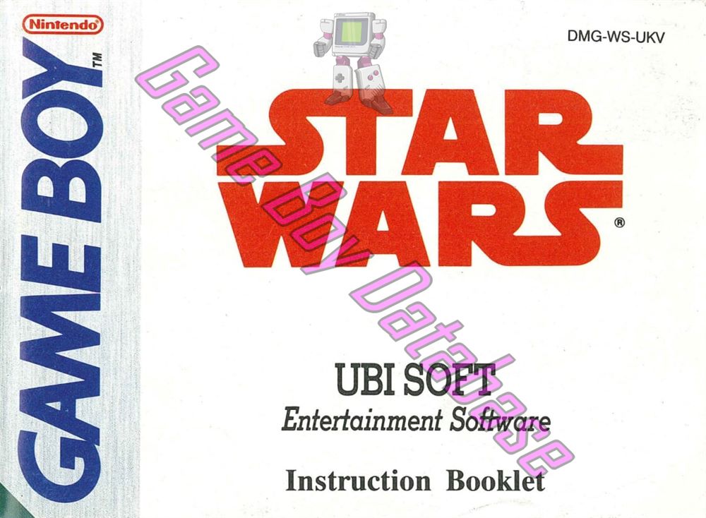 Star Wars UKV Front of the booklet