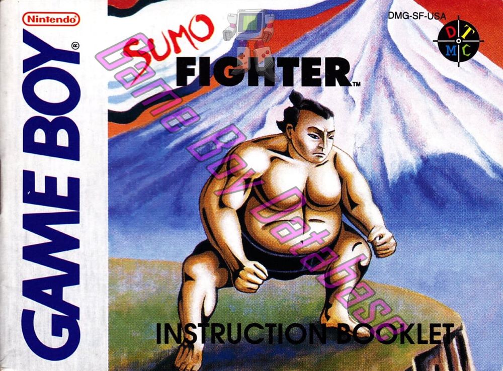 Sumo Fighter USA Front of the booklet