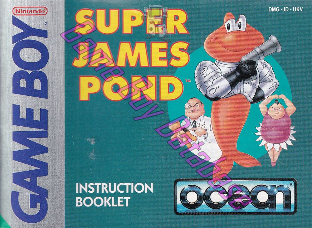 Super James Pond UKV Front of the booklet