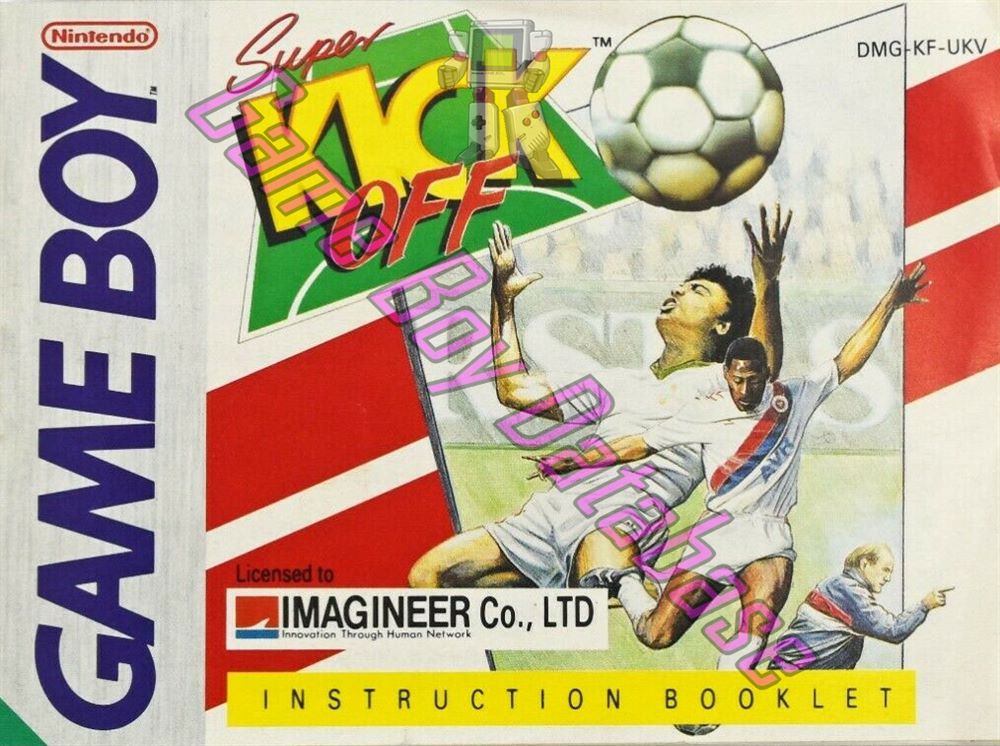 Super Kick Off UKV Front of the booklet