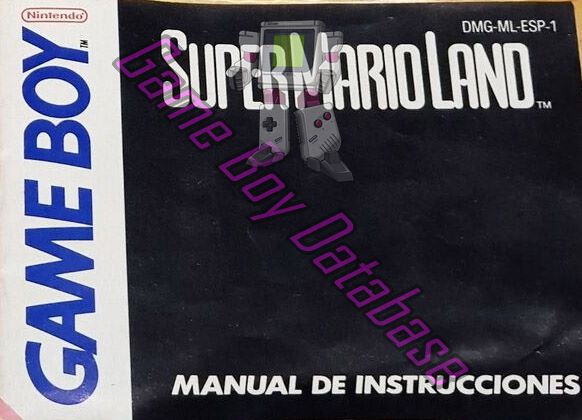 Super Mario Land ESP-1 Front of the booklet